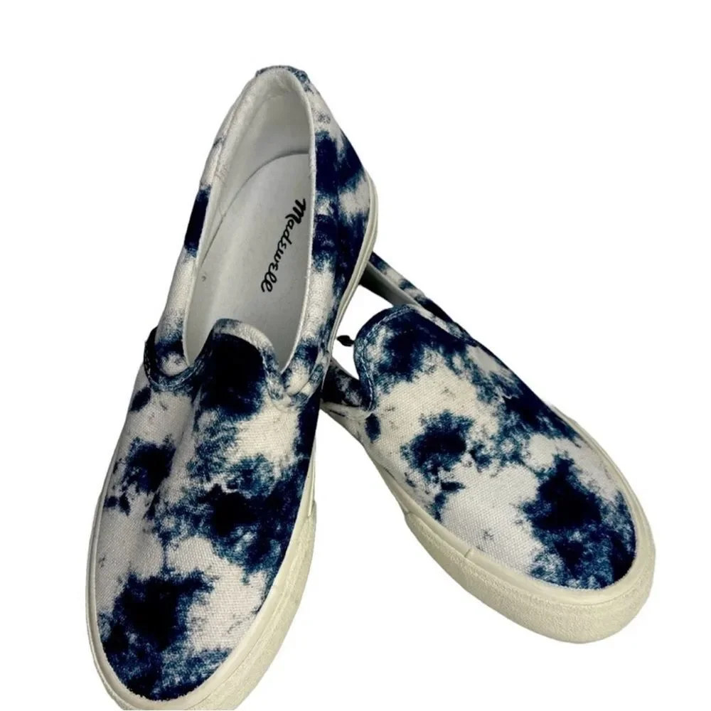 Madewell Sidewalk Tie Dye Slip-On Sneakers shoes NWOT Size 7.5